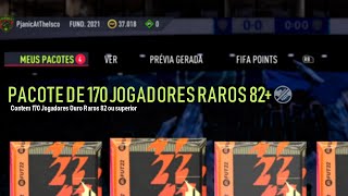 PACK COM *170* JOGADORES RAROS 82+ 😱 - FIFA 22 UT