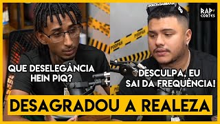 MD CHEFE ❌ MÍTICO: DESAGRADOU A REALEZA 😂 | MD CHEFE E DOMLAIKE NO PODPAH PODCAST | RAP CORTES