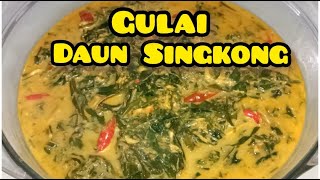 Menu Masakan Sederhana yang bikin nikmat "Gulai Daun Singkong"#Gulai#menusederhana