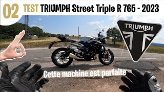 Test Triumph Street Triple R - J'évite l'ACCIDENT 🥵 4K