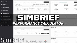 SIMBRIEF Wprowadza Swój Performance Tool! | Simbrief