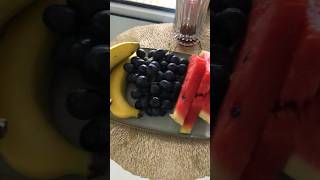 Fruits Platter #shorts #holidayswithshorts #banana #grapes #watermelon #fruits #healthyfood #foodie