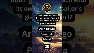 Can You Solve This Island Chain Riddle? 🏝️ #shorts #riddles #seaside #brainteasers