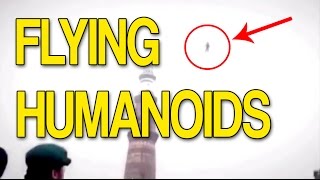 Flying Humanoids Caught on Tape - Real Video Evidence!