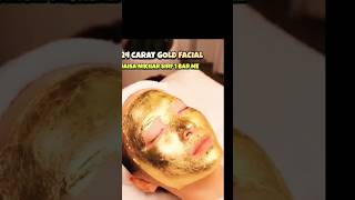 🔥GOLD FACIAL 😱 Parlour Like Gold Facial At Home ✅#shorts #youtubeshorts #skincare