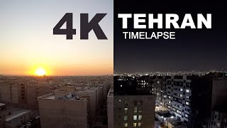 [4K] Tehran Sunset Timelapse in 2021 - recorded with GoPro