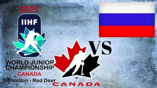 Canada vs Russia SEMIFINAL FULL GAME | 2021 WJC