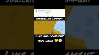 Make my subscriber logo 💛💬 comment your logo fast 💬💛 #art #pixelart #minecraftbuilds