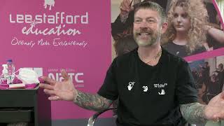 Lee Stafford at Newtown College | Lee Stafford yng Ngholeg y Drenewydd