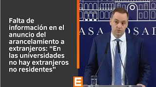 Oscar Alpa. El consejo interuniversitario rechazó arancelar la educación