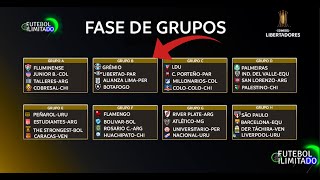 ESSA É A FASE DE GRUPOS DA LIBERTADORES 2024 ... NA SIMULAÇÃO DO FUTEBOL ILIMITADO!