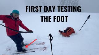 First Ski Tour of the Season at Stevens Pass |  How did the injured toe handle skiing?