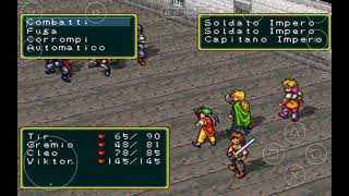 SUIKODEN-PS1-ITA-TIR and his Party defeat the IMPERIAL SOLDIERS and rescue VARKAS and SYDONIA!