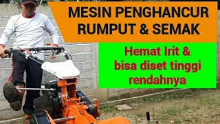 MESIN PENGHANCUR RUMPUT & SEMAK | 48 BILAH MATA PISAU