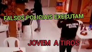 Execução filmada: falsos Policiais executam jovem a tiros em restaurante na praia de Iracema