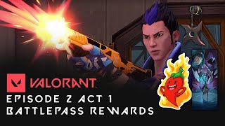 Complete Valorant Episode 2 Act 1 Battle Pass Rewards (Tier 1 - Epilogue)