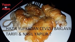 Kolay Tereyağlı Cevizli Baklava Tarifi / Baklava nasıl yapılır / Recipe