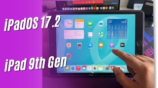 iPadOS 17.2 update on iPad 9th Gen |