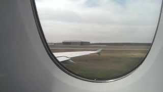 ✈Lufthansa Airbus A380 takeoff at Frankfurt Airport (wingview)