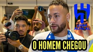 OLHA COMO FOI A CHEGADA DE NEYMAR NA ARÁBIA SAUDITA PARA JOGAR NO AL-HILAL