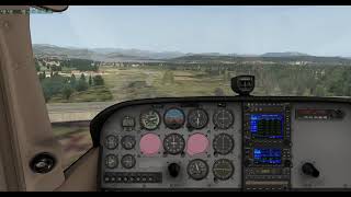 X-Plane VFR flight from Aviosuperficie Cogliate to Campo di Volo Il Picchio