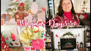 Vlogmas Day 3-5 | Wrapping Presents, Cleaning and Cuppa Tea!