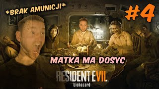 RESIDENT EVIL 7 #4 - Walka z matką i permanentny brak naboi