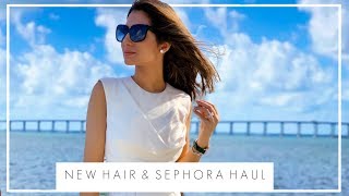 GETTING MY HAIR COLOURED IN NYC & SEPHORA HAUL  | New York Vlog | JASMINA PURI