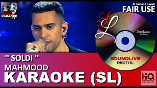 Mahmood   Soldi  - karaoke con cori (SL) (HQ) Fair Use