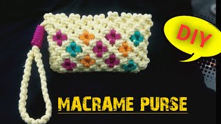 How to make Macrame hand purse //DIY  // Macramé bag tutorial_new design 2022