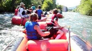 Rafting the Rogue River with water guns