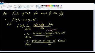 Derivative of a Function