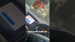 Ford Fan Following in India 🇮🇳 after the announcement Ford exit India 😭 #fordindia #fordendeavour