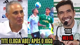 PALMEIRAS E FLAMENGO EMPATA E SE LIGA O QUE TITE FALOU DE ABEL FERREIRA APÓS O JOGO 😯