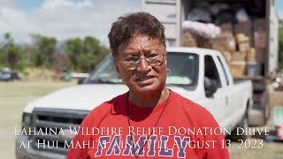 Lahaina Wildfire Relief Donation Drive Day 3 Update