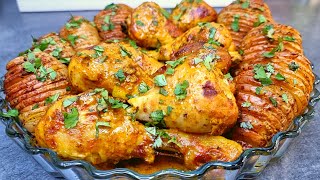 PILONS DE POULET AU FOUR ET POMME DE TERRE SUEDOISE