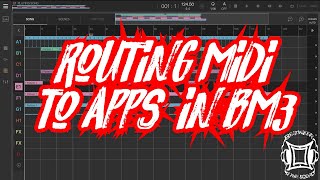 Setting Up Midi For External Apps In BeatMaker 3