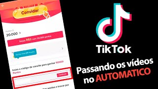 TikTok Lite - Como passar os vídeos automaticamente