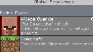 Minecraft|Village Guards (Addon)