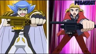 Beyblade AMV: Hell Kerbecs vs Gravity Destroyer right spin part 1 HD