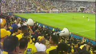 تشجيع جمهور الاتحاد امام النصر جده اتي وبحر 💛🖤