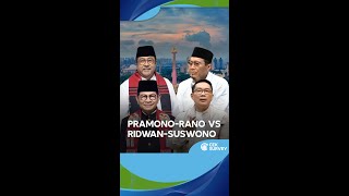 Persaingan Ketat! Pramono-Rano vs Ridwan-Suswono di Pilkada Jakarta 2024