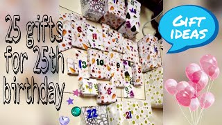 25 gifts for 25th birthday ✨ Birthday surprise ideas 🥳