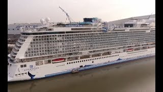 Endspurt auf dem Kreuzfahrtschiff (Norwegian Bliss in der Meyer Werft)