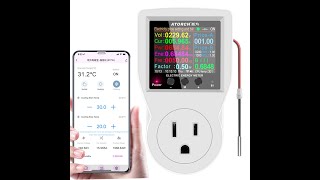 AC WiFi Watt Meter, S1 Plug-in US Socket Power Meter