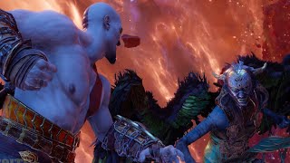 God of War 5 Ragnarok -Young Kratos & Atreus Epic Father-Son Combo Vs Valkyries