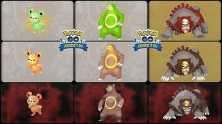 Pokemon Go Community Day: Evolving Normal & Shiny & Shadow Teddiursa into Ursaring and Ursaluna