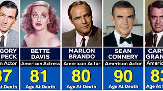 400 Famous Hollywood Actors Died After 80 and 90 AGE