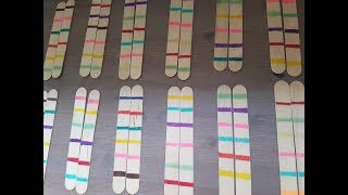 Diy logic game using popsicle sticks