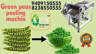 Green Pigeon Pea Peeling Machine // Pigeon Pea Peeler